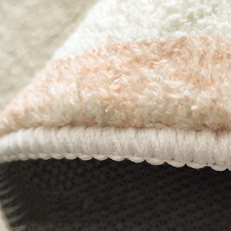 Cream Style Living Room Imitation Cashmere Carpet Comfortable Soft Bedroom Living Room Home Decor Office Floor Profiled Mat