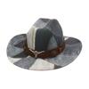 Travel Vacation  Hot Sale Jazz Hat Ethnic Style Fashion Street Shot Felt Hat Western Retro Cowboy Hat