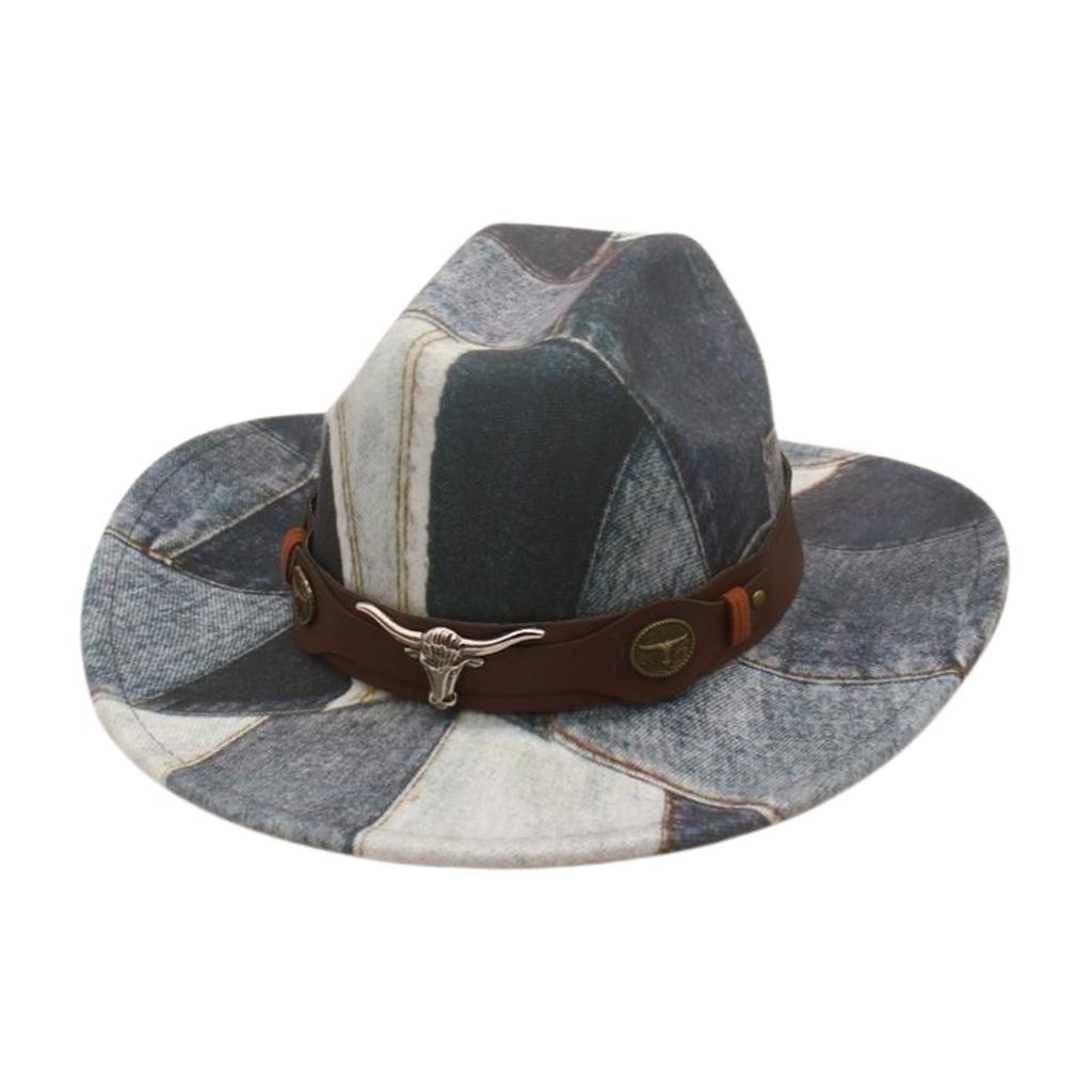 Travel Vacation  Hot Sale Jazz Hat Ethnic Style Fashion Street Shot Felt Hat Western Retro Cowboy Hat