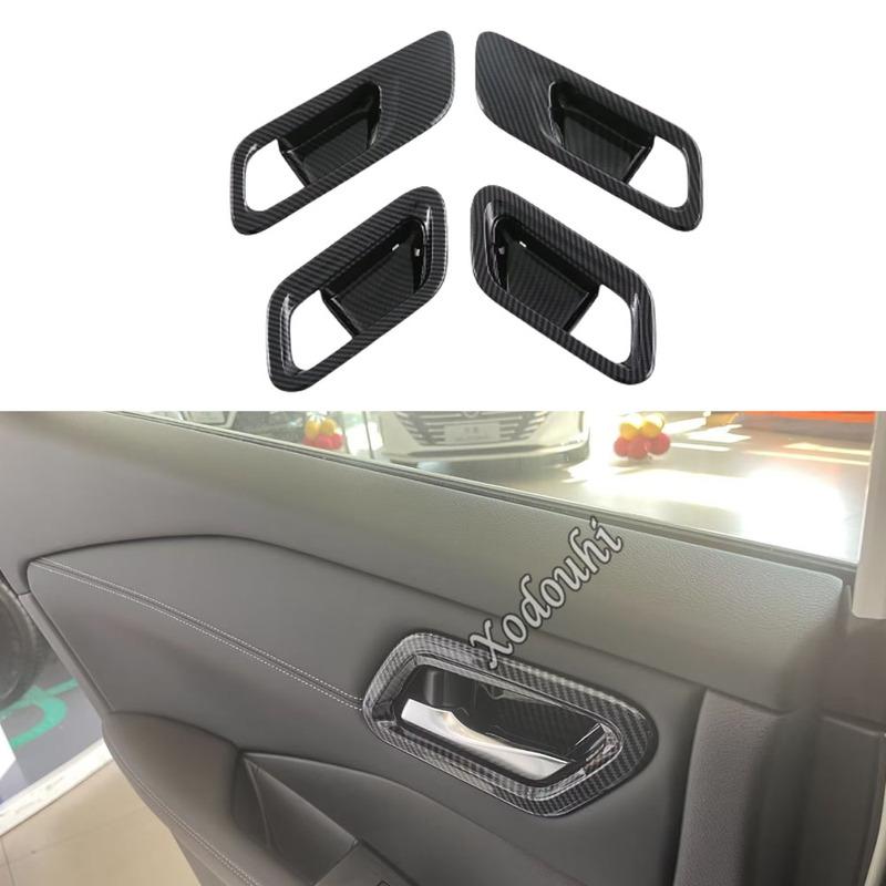 Car Inner Door Bowl Handle Cover Frame Amrest Handrail Sticker Auto Interior Accessories For Nissan Qashqai J12   2024