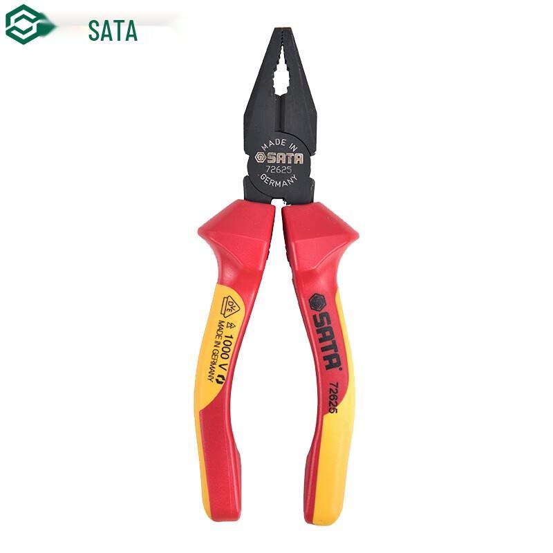 SATA G Series VDE Insulated Combination Pliers 7 inch