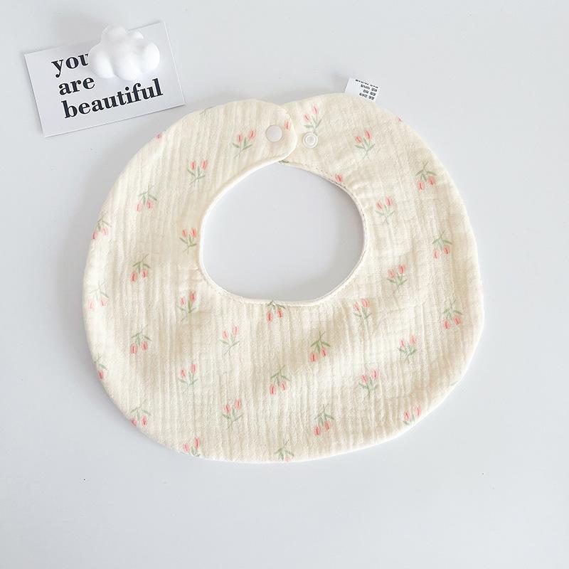 

Нагрудники для новорожденных, тряпки для отрыжки, детские вещи, слюни для кормления, бандана, полотенце для слюны, нагрудник с рюшами и цветочным принтом для малышей, аксессуары для детей