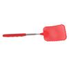 Retractable Plastic Fly Swatter Mosquito Racket with Stainless Steel Rod for Home OfficeRed