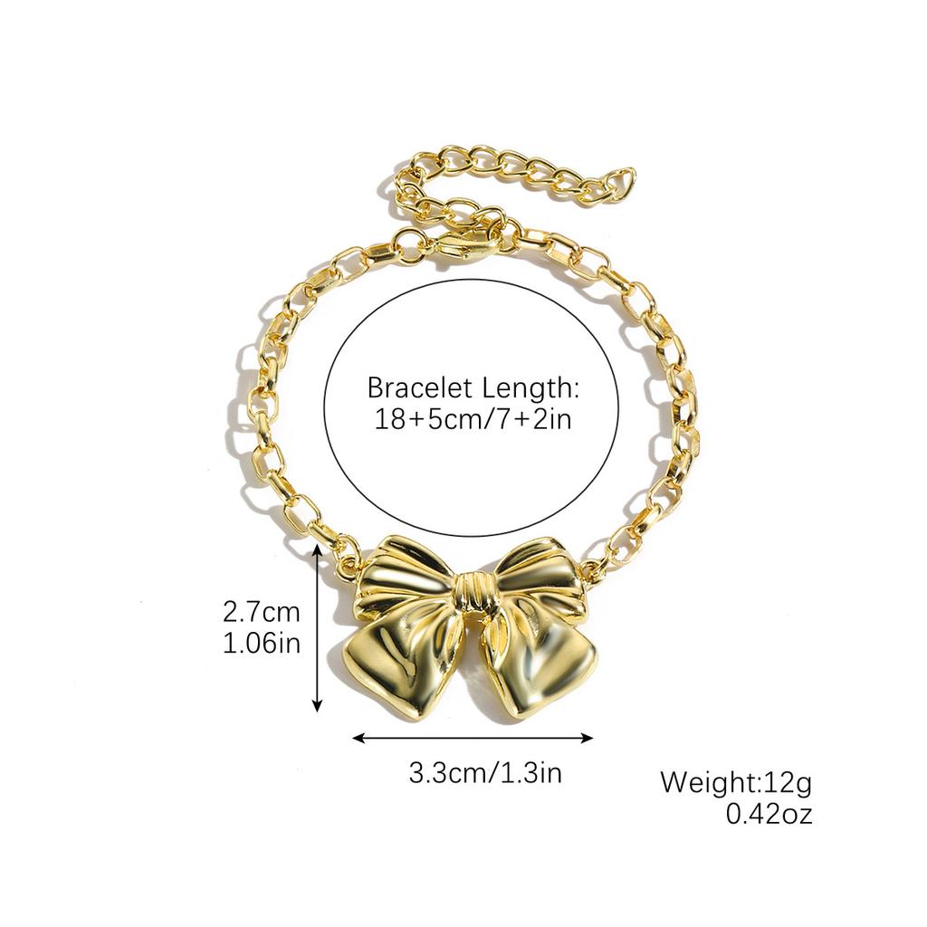 With Bow Necklace Premium Bow Necklace