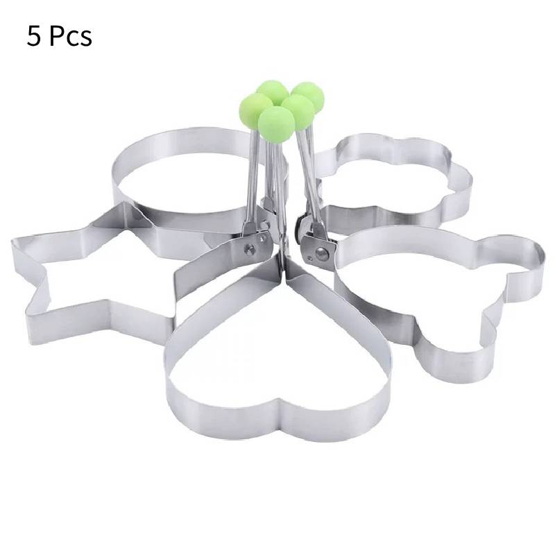 

5 шт. Блинчик из яиц Жареный Блин из нержавеющей стали Форма Форма Кухня Сердце Звезда