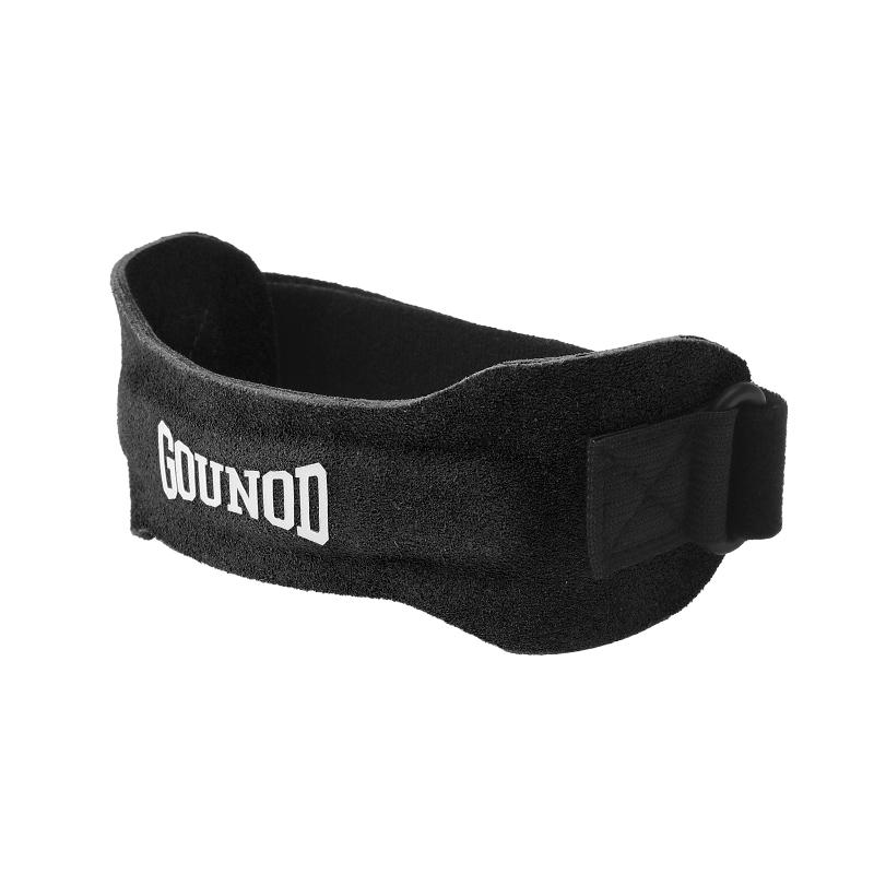 

Нагружённый пояс для коленной чашечки из коровьей кожи Спортивные наколенники Беговые амортизирующие антименисковые наколенники Фитнес Верховая езда