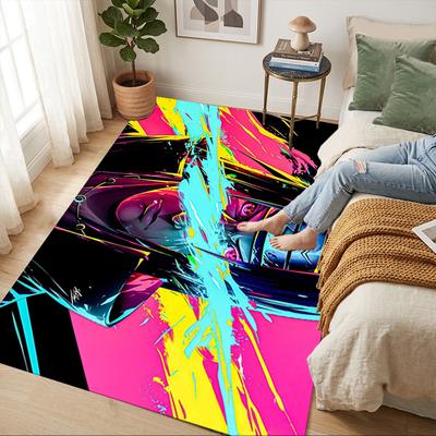 Cyberpunk Art Carpet Rug for Bedroom Living Room Home Sofa Decoration,Office Home Decor Game Large Decor Floor Mat