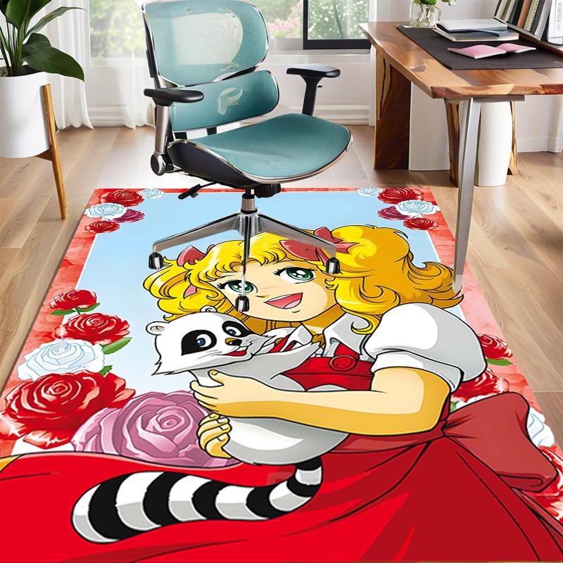 1pc Candy Candy2 Design Area Rug - Non-Slip, Soft & Cozy Floor Mat for Living Room, Bedroom, Office - Indoor/Outdoor Decorative Carpet