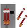 Microwave Oven Door Handle Cover Door Pull Gloves Linen Refrigerator Handle Gloves Christmas Decorations