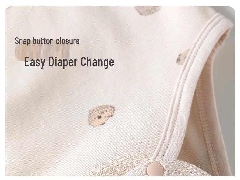 Newborn Unisex Cotton Long Sleeve Romper for Spring & Autumn