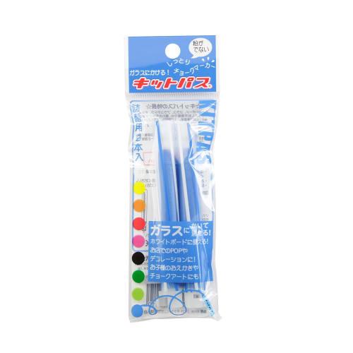 Kitpas Architectural Marking Chalk Kitpas Holder Refill (2 Chalks) Blue (KH-BU)