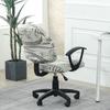 Computer Chair Printed Split Cover Elastic Office Armchair Dust-Proof Seat Cover Universal Study Swivel Chair Protective Case