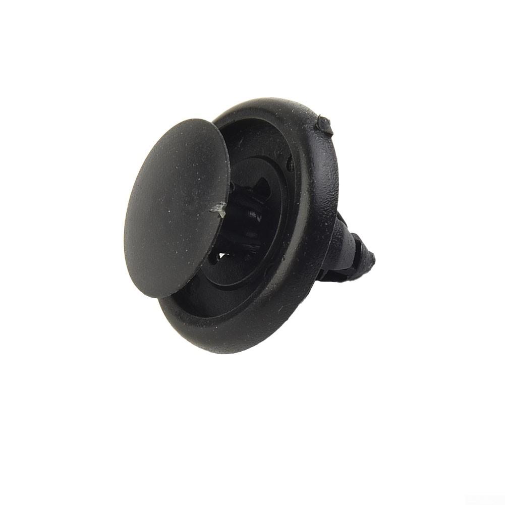 For Car Auto Fender Plastic Rivets Fasteners 30pcs 7mm Dia Hole Black Brand New