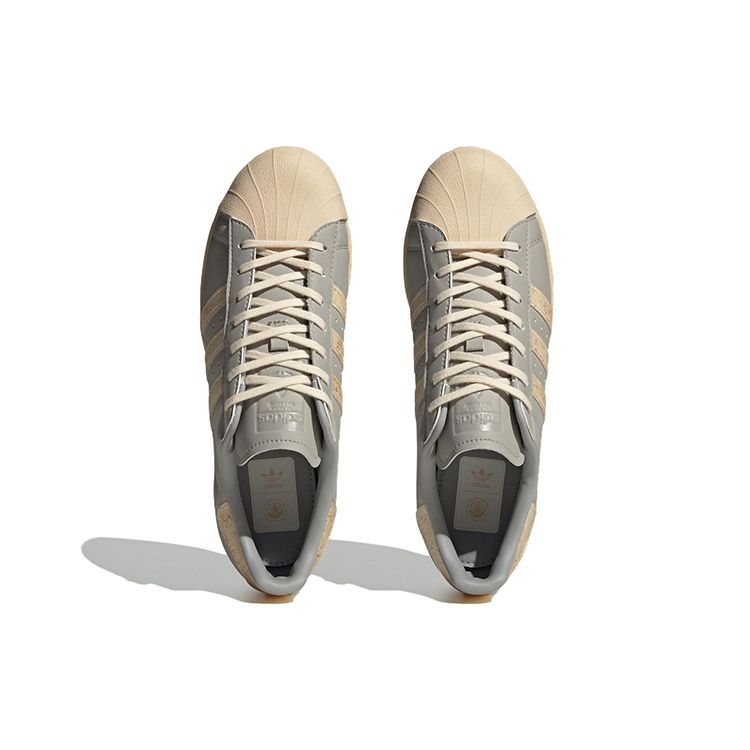 Adidas Originals Superstar Series 82 Slip-Resistant Durable Lightweight Low-Top Skate Shoes Unisex Sneakers Gray IE6958