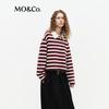 MO&Co. Striped Polo Shirt