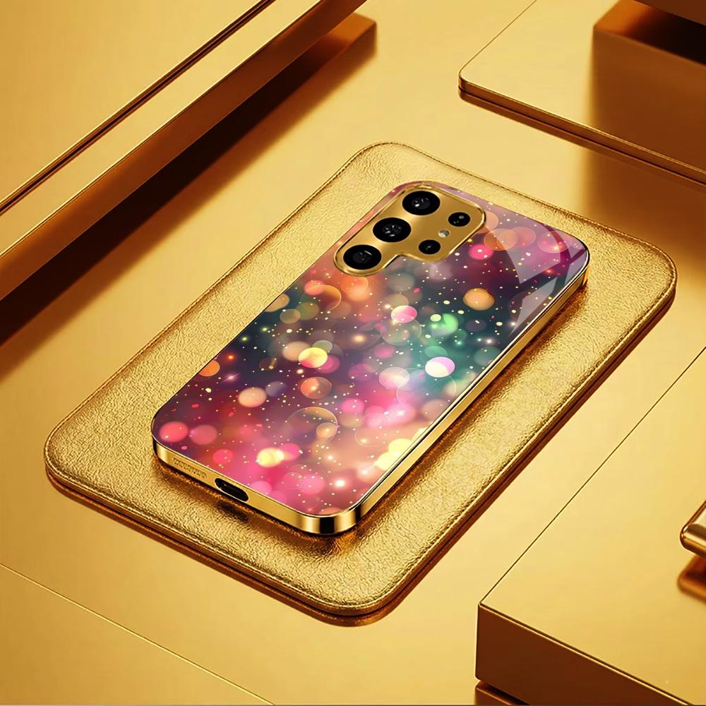 Bestseller model Luxurious PhoneCase Electroplated Glass PhoneCase for Samsung Galaxy S26 S25 S24 S23 S22 S21 FE,Ultra,Plus