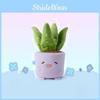 Tulip Mushroom Aloe Begonia Plant Pottery Design Plush Toy For Decor Room