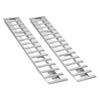 Loading Ramps, 2 Pcs 2400 X 380 Mm, Durable Aluminum and Heavy-Duty Trailer Ramp Set with Anti-Slip Plates, 2721.6 Kg Combined Capacity, for Carts,