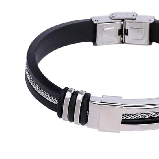 Stylish Stainless Steel Men's Bracelet Accessory Bracelet Wrist Strap Party Decoration