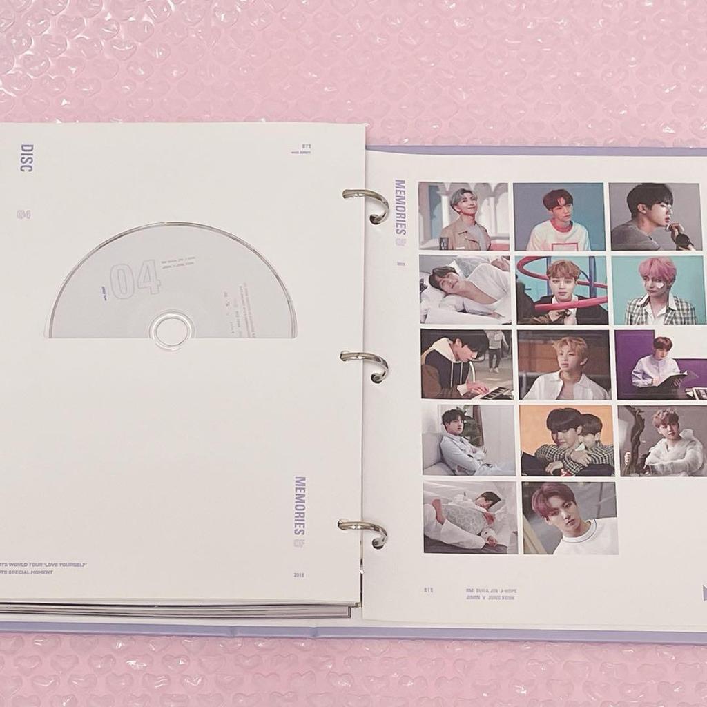 [USED] BTS MEMORIES 2018 DVD with Hoseok trading card