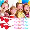 Cute Heart Shaped Sunglasses Fashionable Frameless Solid Color Beach Vacation Shades Womens Stylish Decorative Sun Glasses