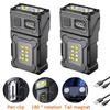 Mini  EDC Tactical Flashlight Charging Warning Flash Lights Emergency Power Bank for Working Running Camping Fishing Hiking