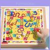 Childrens Wooden Educational Toy Desktop Interactive Game With Multifunction Battle Checkers For Kids