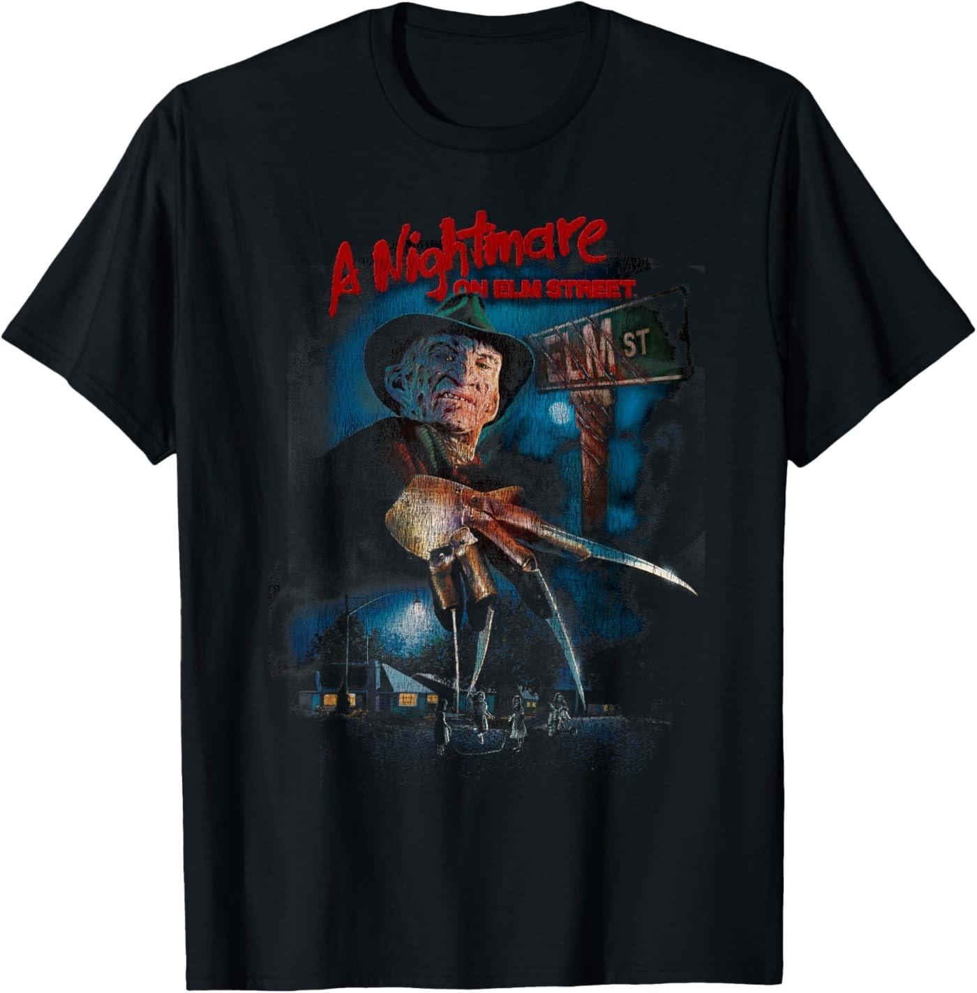 A Nightmare On Elm Street Freddy Poster Fade T-Shirt S разноцветный