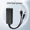 Plastic POE Splitter POE To 12V DC5.5x2.1 Power Transform, 48V To 12V With Overcurrent And Overheats Protections