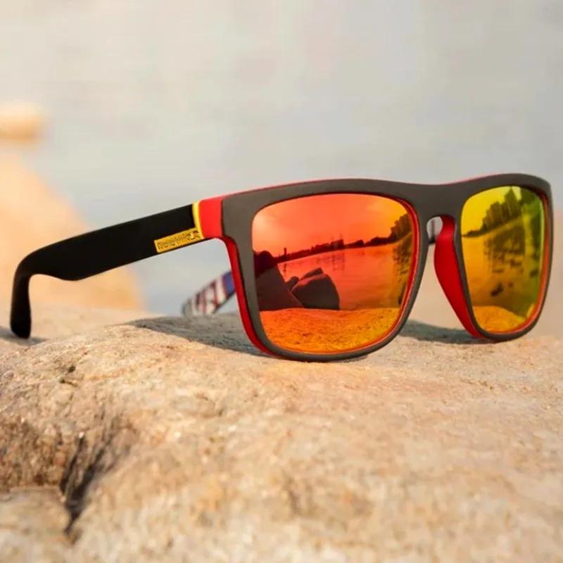 Retro Sports Polarized Sunglasses Women Men Square Outdoor Sun Glasses Unisex High Quality Travel Uv400 Protection Lense Eyewear