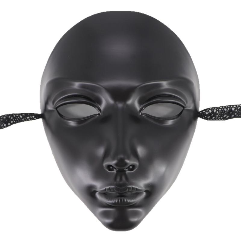 Atmungsaktive Halloween-Maske Bequeme Party-Kleidung Stilvolle Schwarze Gesichts-Requisiten Für Kostümbälle Und Thematische Veranstaltungen