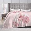 Apeach Flannel Blankets K-Kakaos F-Friends  Awesome Throw Blanket for Home Hotel Sofa  200x150cm Plush Thin Quilt,