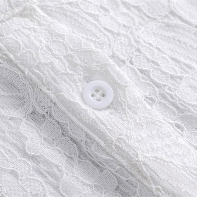 Lace Ruffle Faux Collar Decorative Collar for Dress Suit Removable False Collar Universal Shawl Elegant Sweater Collar