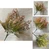Durable Plastic Artificial Florals 25 Stems Realistic Fake Flowers For Event Styling Home Office Decor