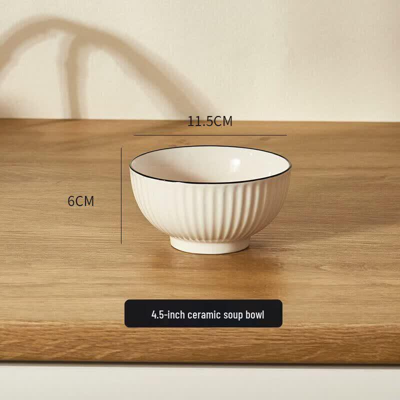 Youluo Japanese Style Large Ceramic Rice/Noodle Bowl