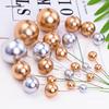 100pcs Cake Toppers: Gold, Silver, and Colorful Balls for Birthday Party Decorations