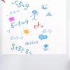 Reusable Electrostatic Whiteboard Wall Sticker Without Damage Premium Static Cling Easy To Apply And Remove Writing Paper Film