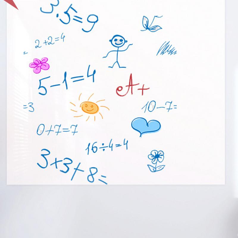 Reusable Electrostatic Whiteboard Wall Sticker Without Damage Premium Static Cling Easy To Apply And Remove Writing Paper Film