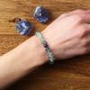 8mm Beads Fluorite Bracelet with Natural Stones Charm Jewelry for Women Yoga Meditation Healing Energy Bangle for Man Gift