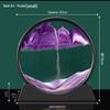 3D Flowing Sand Hourglass Ornament: Creative Decompression Art Gift for Home Decoration