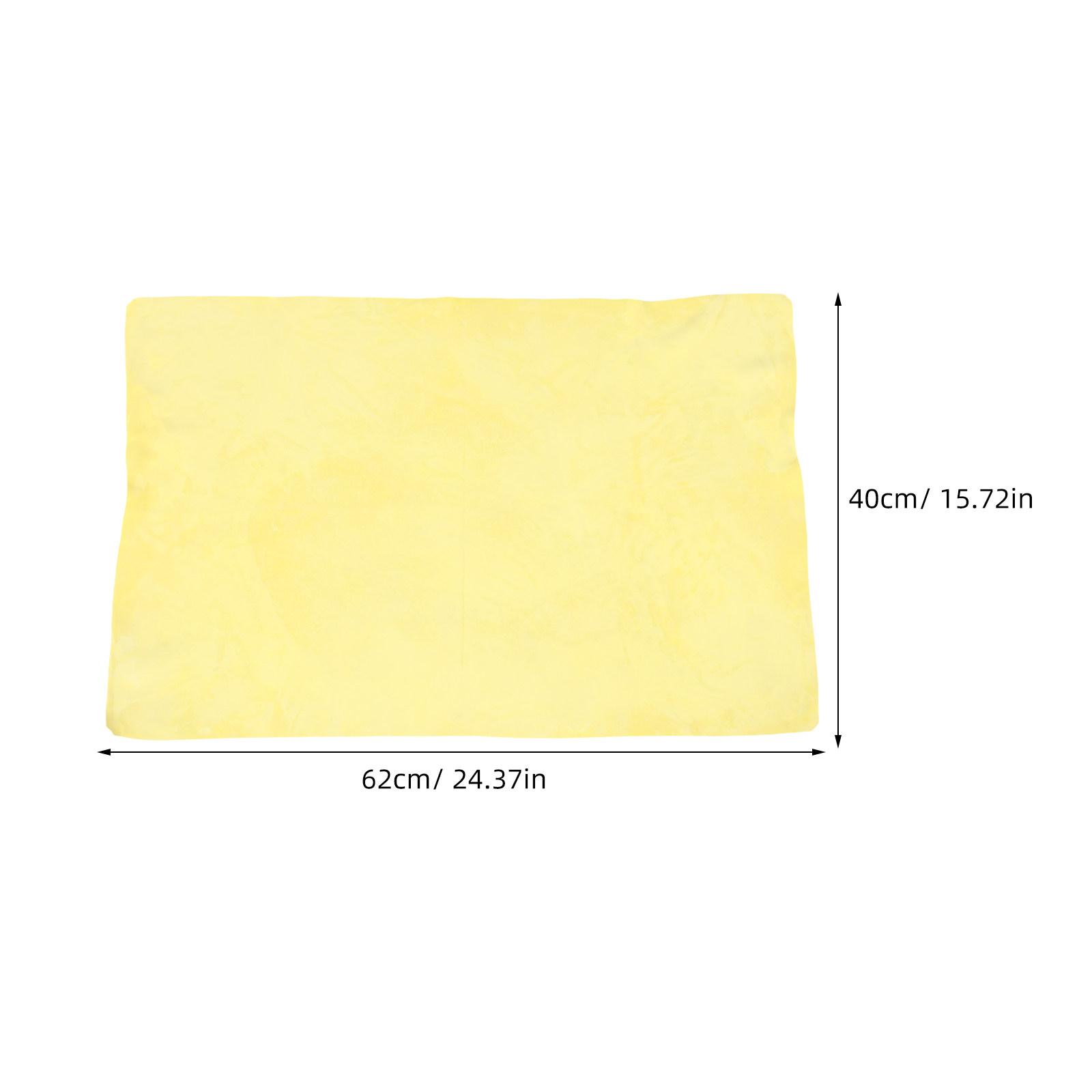 

Absorbent Pet Bath Towel Thickened Quick Drying for Dogs and Cats Puppy Bathrobe Pet Grooming Drying Towel Soft Microfiber жёлтый