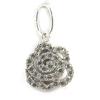 Les Trésors De Lily [M1719] - Pendentif Argent 'Rosa Romantica' blanc