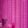 LED-Lichterketten, Weihnachtsdekoration, Fernbedienung, USB, Hochzeit, Girlande, Vorhang, 3 m, Lampe, Urlaub für Schlafzimmer, Glühbirne im Freien, Fee