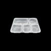 Disposable 5-Compartment Takeaway Meal Boxes