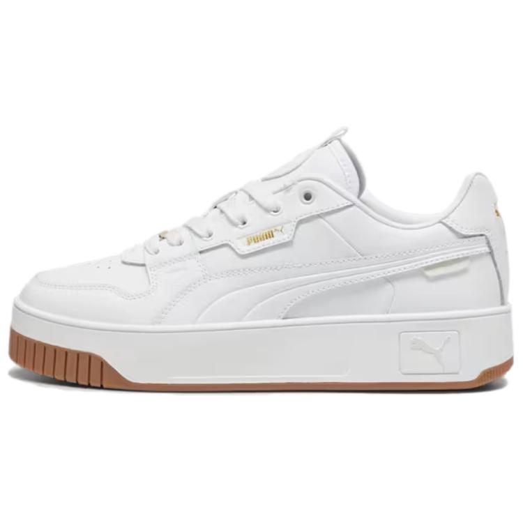 Puma Carina Street Lux White Gold Women Sneakers 397487-01