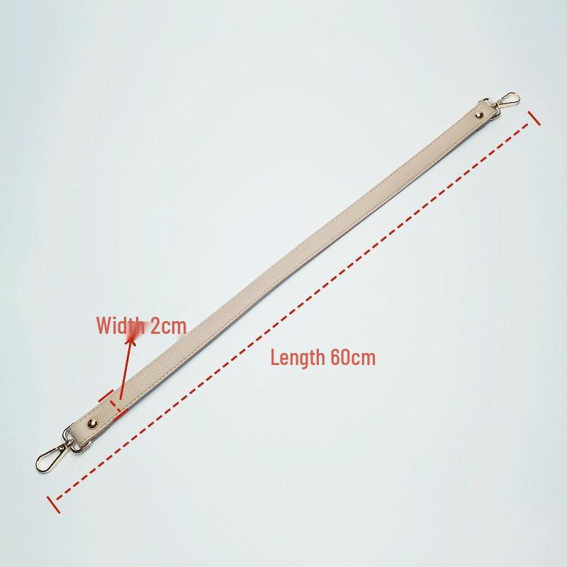 60cm Barevný popruh pod paži a přes rameno s texturou liči - Vyměnitelný doplněk k kabelce