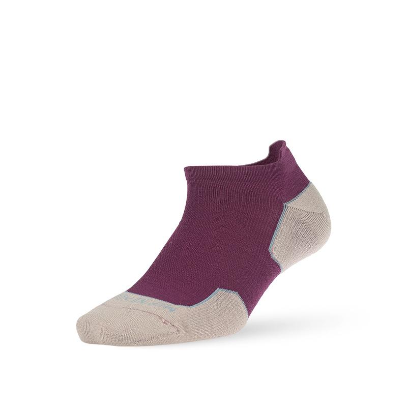 ZEALWOOD Marathon Laufsocken, Herren Damen Outdoor Merino Wolle Sport Kompressionssocken Atmungsaktiv Gepolstert Radfahren 1/3 Paare