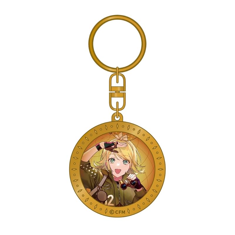 

39Culture 2024 WORLD Compass type metal keychain/Kagamine Rin