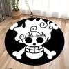 One Piece Anime Home Circular Carpet Living Room Stylish Bedroom Floor Mat Children's Room Carpet for Anime Lovers Decor