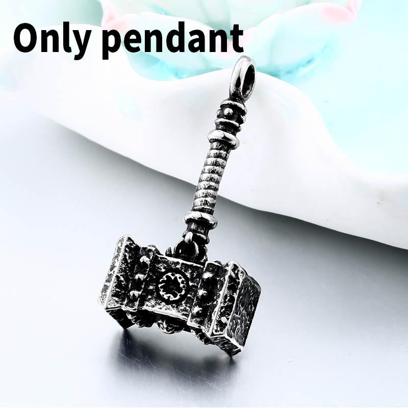 

Beier Necklace Pendant Northern Europe Myth Nordic Pendant Stainless Steel Chain Necklace Norse LLBP8-482P